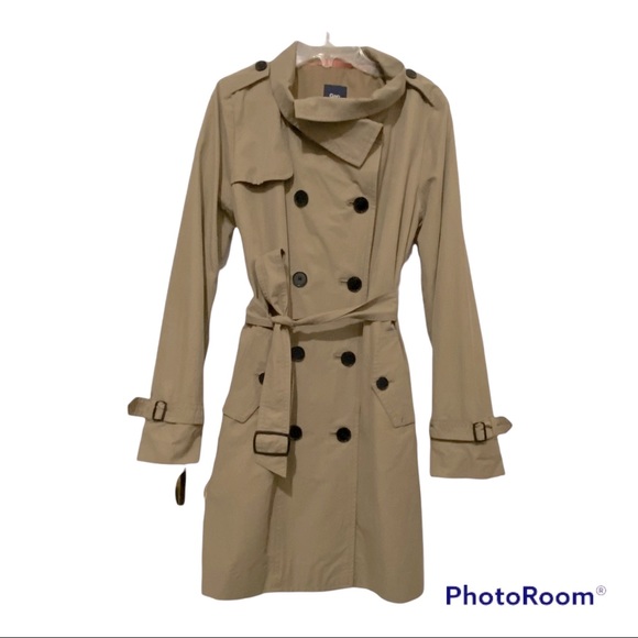 GAP Women’s Trench Coat NWOT Size XS - Picture 3 of 14